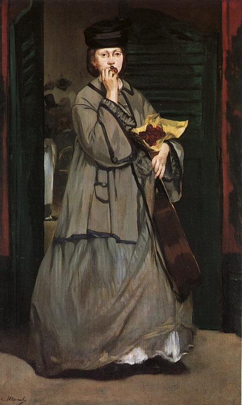 Edouard Manet Street Singer Sweden oil painting art